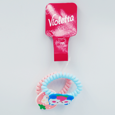Резинки для волосся дитячі з прикрасою Violetta, 2 шт