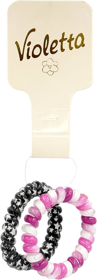 Резинки для волосся Violetta спіраль (CH-WNT-24-392) 2 шт