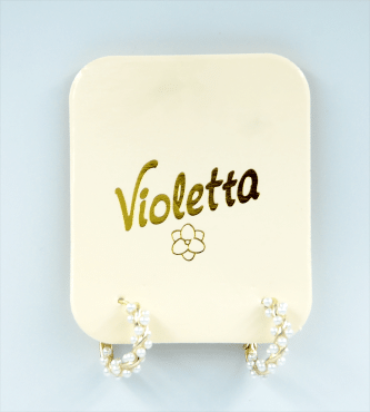 СережкиVioletta перлинні намисто, 1пара