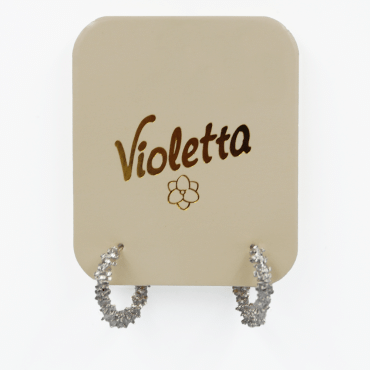 Сережки-колічки Violetta, 1 пара