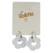 Сережки Violetta із квітковими підвісками, 1пара
