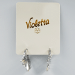 Сережки Violetta з асиметричним дизайном, 1пара