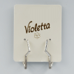 Серьги Violetta фигурные, 1пара