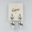 Сережки-підвіски Violetta масивні, 1пара