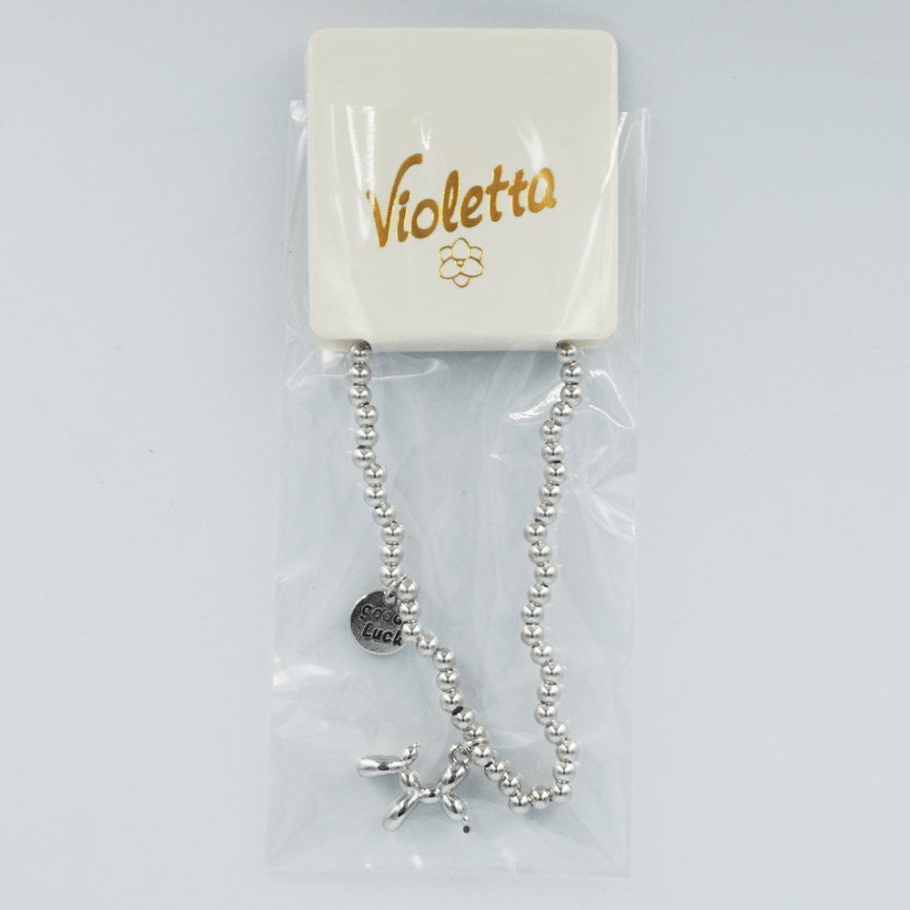 Браслет Violetta з підвіскою, собачка, 1шт
