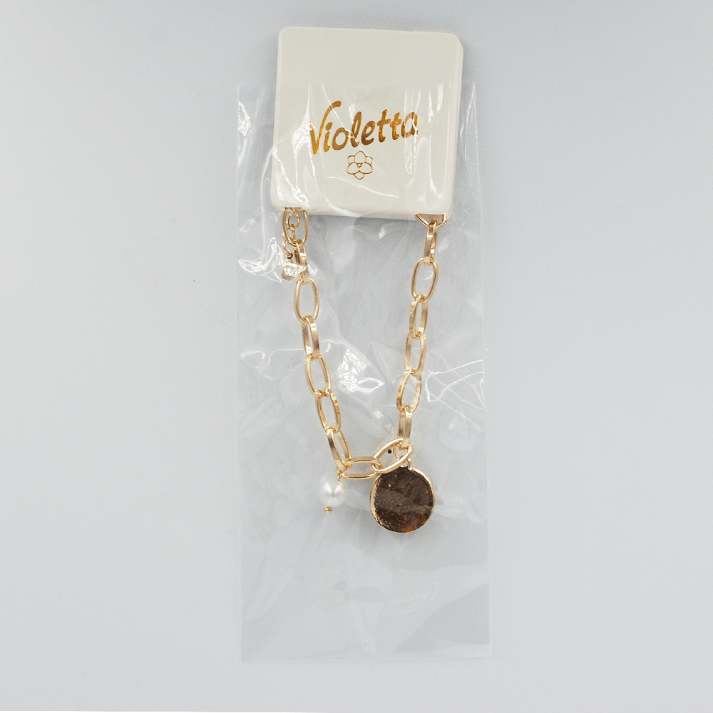 Браслет-ланцюжок Violetta з підвіскою, 1шт