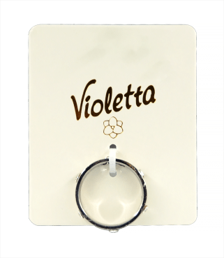 Кольцо Violetta  стильное с камушками в виде фианитов ,1 шт.