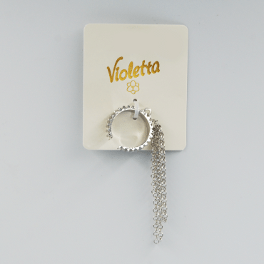 Кольцо Violetta с цепочками, 1шт
