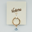 Каблучка Violetta з каменем підвіскою, 1шт