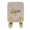 Сережки-кільця Violetta , 1 пара