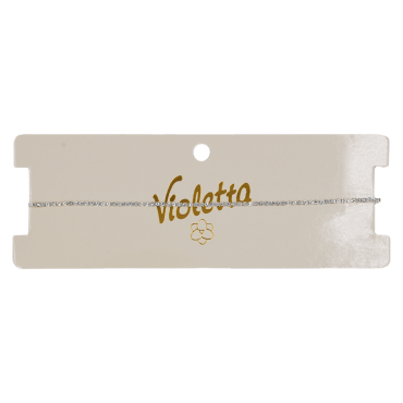Чокер Violetta из тонкой цепочки серебристой , 1шт