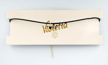Чокер Violetta стильный  с треугольным кулоном,1 шт фото 1
