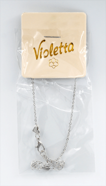 Браслет Violetta з підвісками-сердечками,1 шт