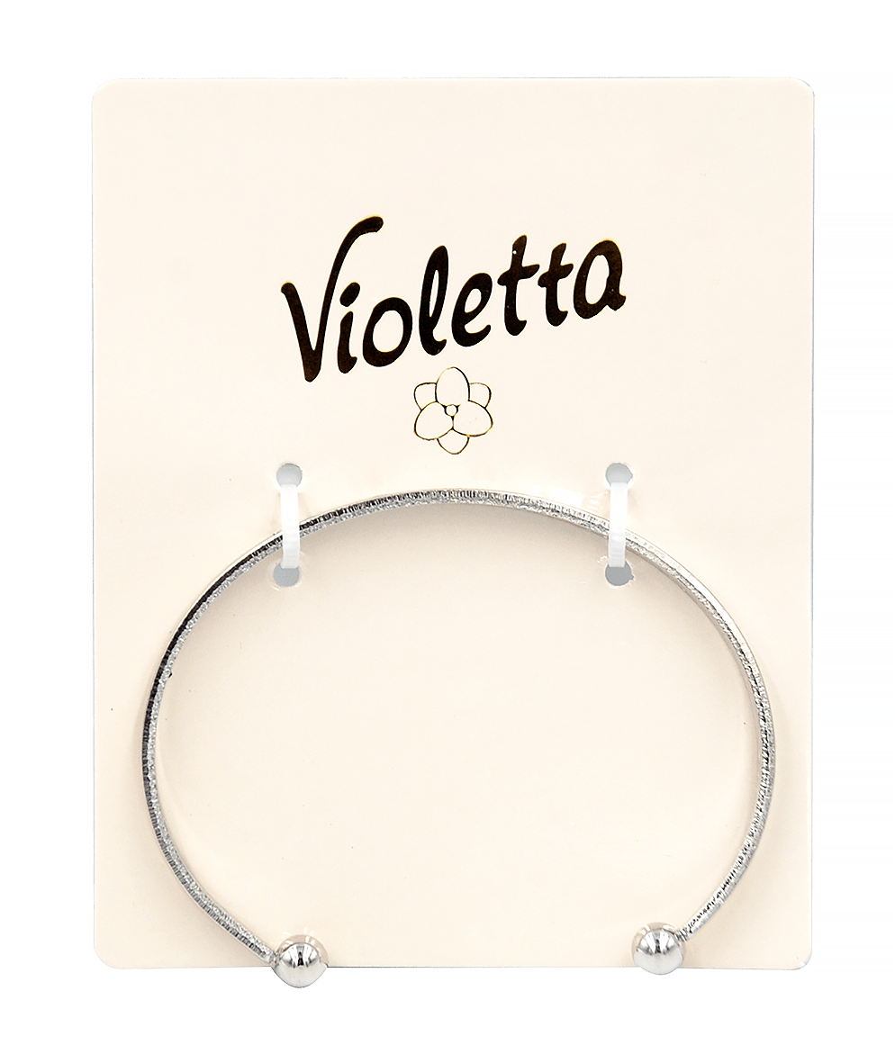 Елегантний браслет Violetta із матовою поверхнею,1 шт