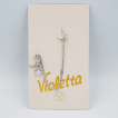 Серьга-каффа Violetta 