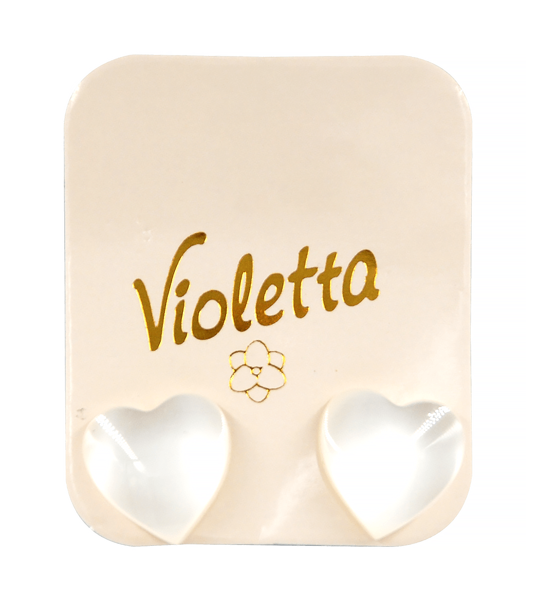 Сережки-серця Violetta НІЖНІСТЬ, 1пара — фото 1