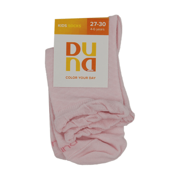 Детские носки DUNA, демисезонные для девочек размер 18-20 см светло-розовые,1 пара 