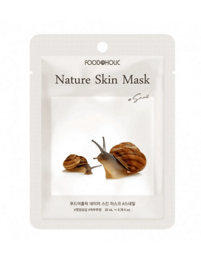Маска для лица тканевая FOODAHOLIC NATURE SKIN с экстрактом улитки, 23 мл