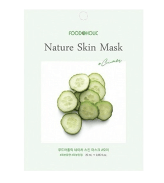 Маска для лица тканевая FOODAHOLIC NATURE SKIN с экстрактом огурца, 23 мл фото 1