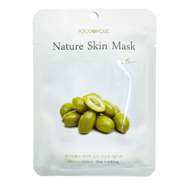 Маска для обличчя тканинна FOODAHOLIC NATURE SKIN з оливою, 23 мл