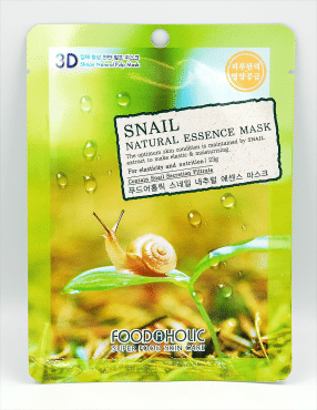 Маска для лица тканевая FOODAHOLIC NATURAL ESSENCE с муцином улитки, 23 мл