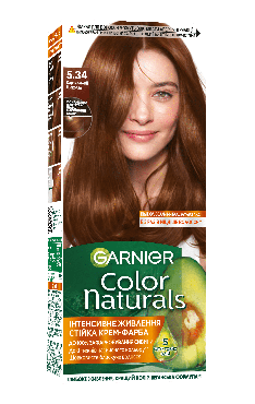 Garnier Color Naturals фарба д/волосся №5.34 Карамельний шоколад фото 1