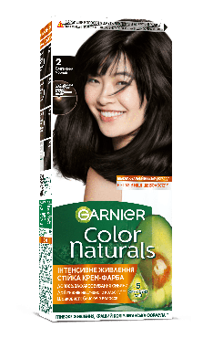 Garnier Color Naturals фарба д/волосся №2 Елегантний чорний фото 1