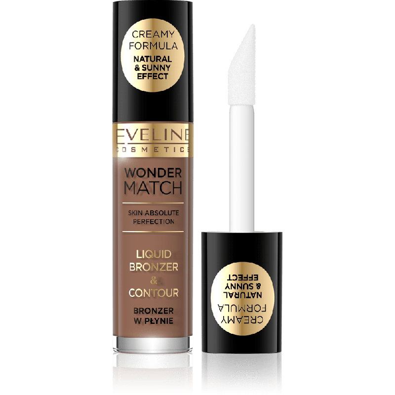 Eveline рідкий бронзер WONDER MATCH LIQUID BRONZER 02, 4,5 мл - купить ...