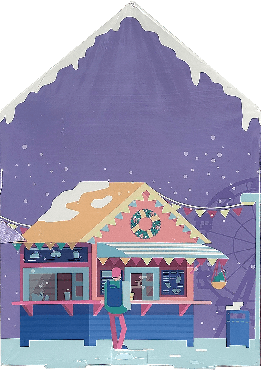 Адвент-календар Happy Holiday на 12 днів, 1шт