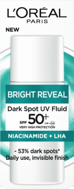 L`Oreal Bright Reveal флюид для лица против пигментных пятен SPF 50+, 50мл