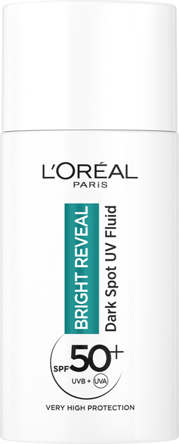 Флюїд для обличчя L`Oreal Bright Reveal проти пігментних плям SPF 50+, 50мл