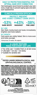 Флюид для лица L`Oreal Bright Reveal  против пигментных пятен SPF 50+, 50мл фото 8