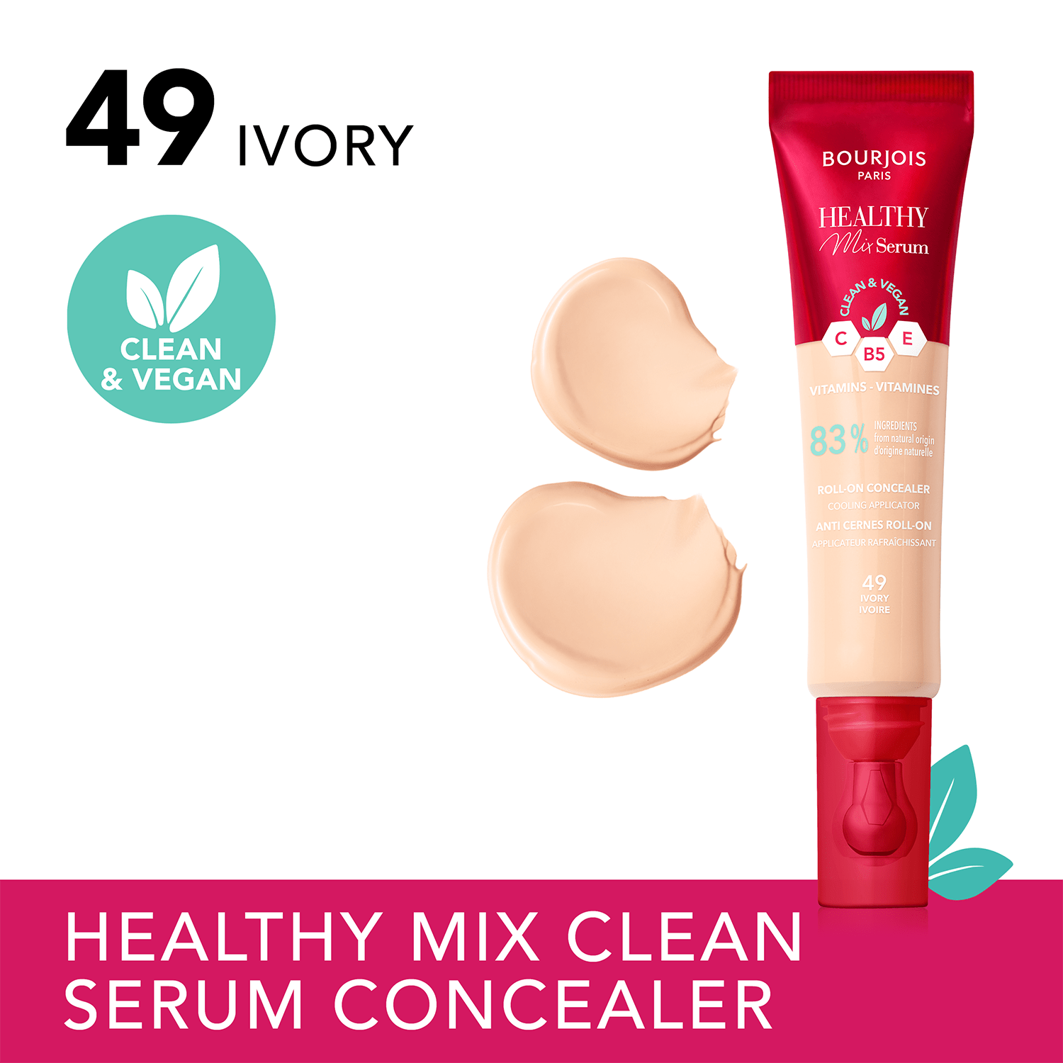 Bourjois консилер Healthy Mix Serum Concealer 49, 11 мл