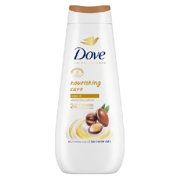 Dove Advanced Care крем-гель д/душу з дорогоційнними оліями, 400мл