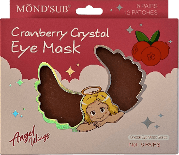 Маска под глаза Mond'Sub кристалл клюквы 12 шт.