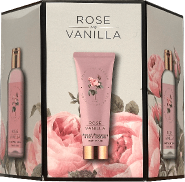 Набір подарунковий догляд за тілом Rose&Vanilla фото 1