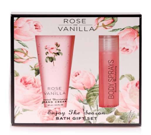 Набір подарунковий догляд за тілом Rose&Vanilla