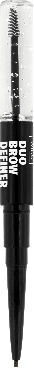 Олівець для брів та гель Wibo 2в1 DUO BROW DEFINER 02 фото 2