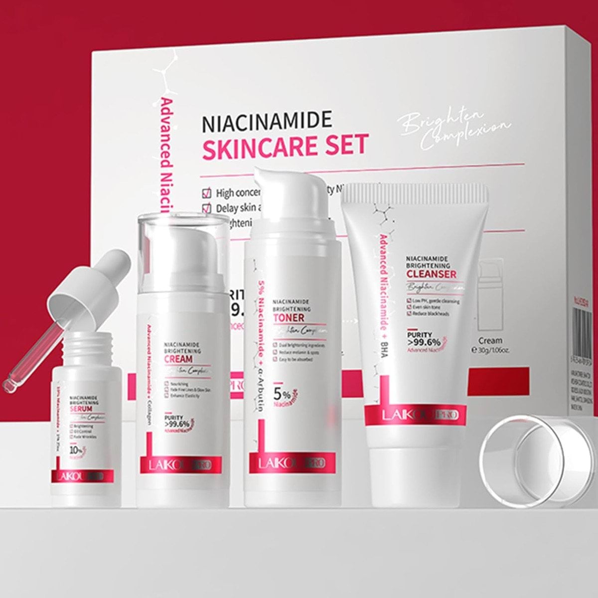 Набір подарунковий Laikou Pro Niacinamide догляд за шкірою обличчя