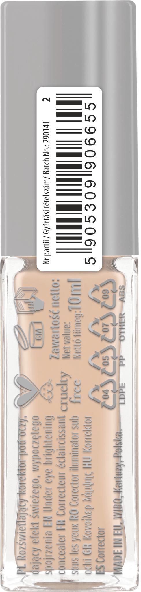 Wibo консиллер CONCEAL LUMINOUS ELIXIR 02, 10 мл