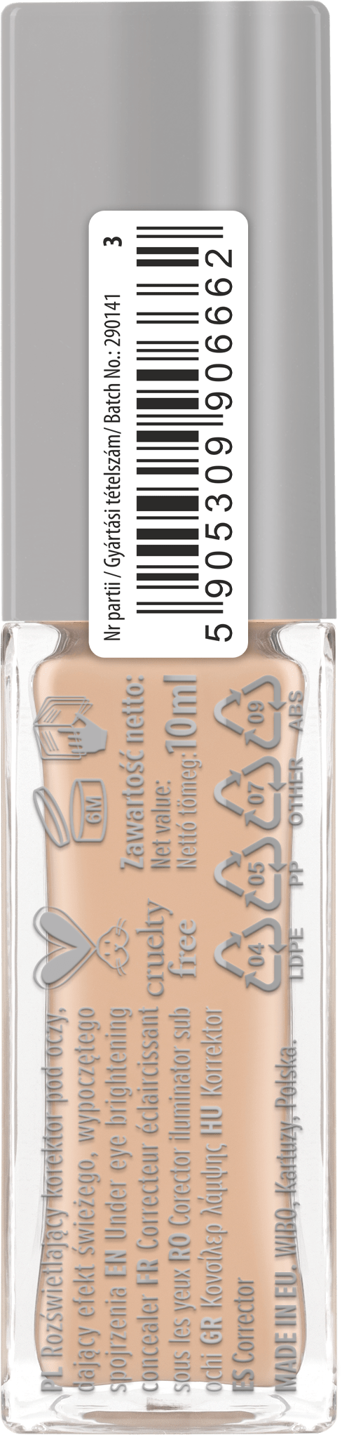 Wibo консиллер CONCEAL LUMINOUS ELIXIR 03, 10 мл