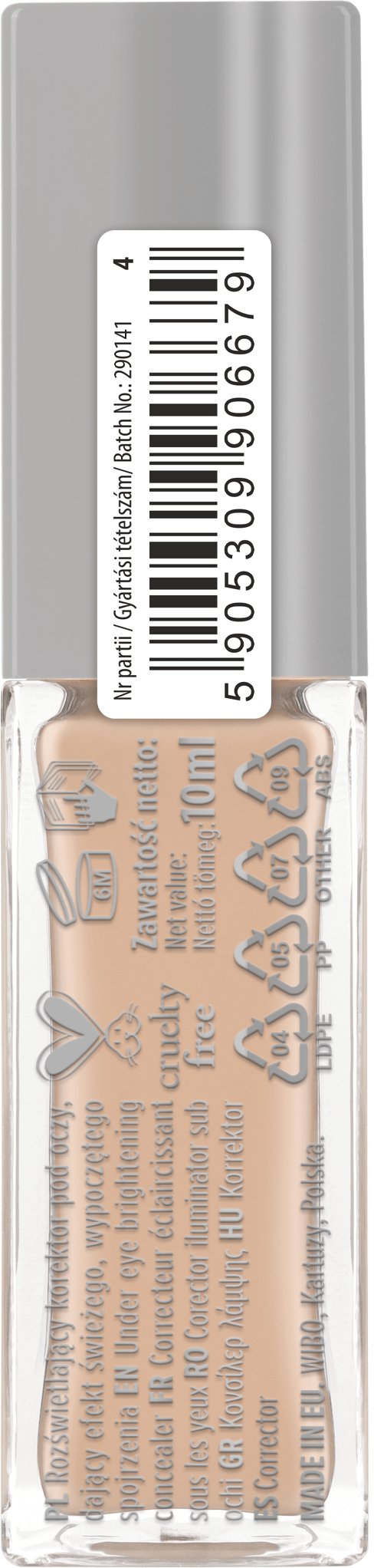 Wibo консиллер CONCEAL LUMINOUS ELIXIR 04, 10 мл