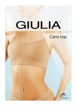 Giulia топ жіночий CAMI TOP, размер L/XL, naturale