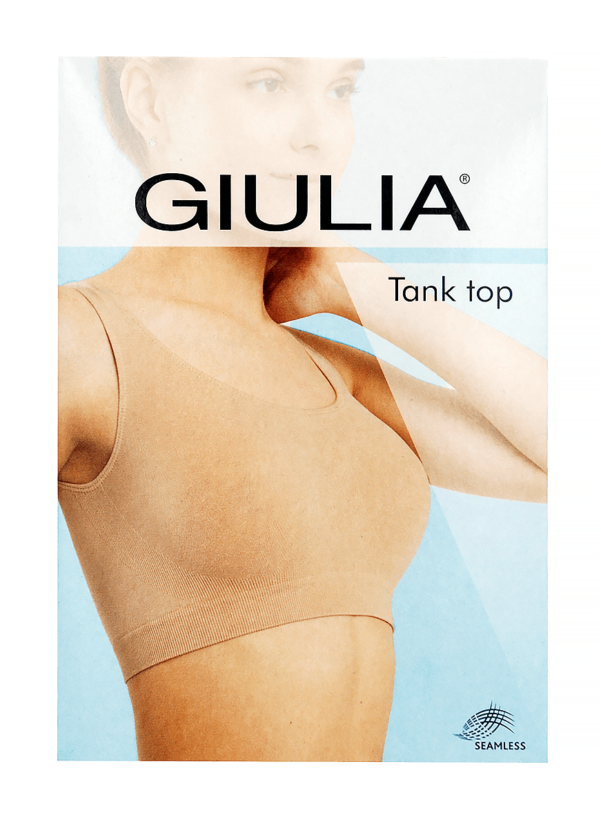 Giulia топ жіночий TANK TOP, розмір L/XL, black