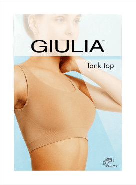 Giulia топ жіночий TANK TOP, розмір S/M, black