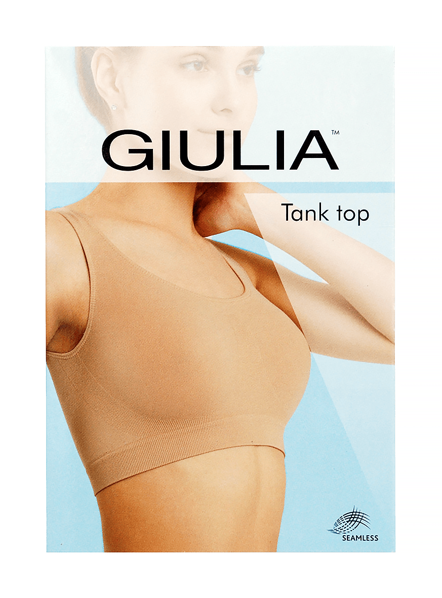 Giulia топ жіночий TANK TOP, розмір S/M, black