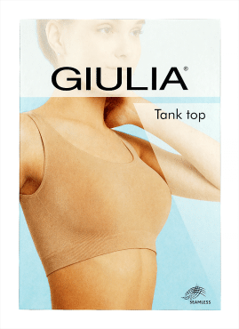 Giulia топ жіночий TANK TOP, розмір L/XL, naturale