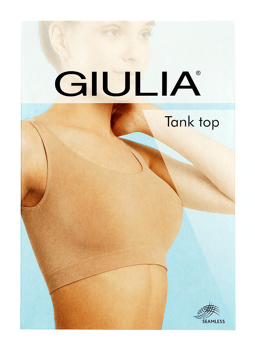 Giulia топ жіночий TANK TOP, розмір L/XL, naturale