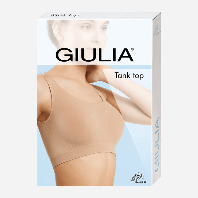 Giulia топ жіночий TANK TOP, р. S/M, naturale фото 4