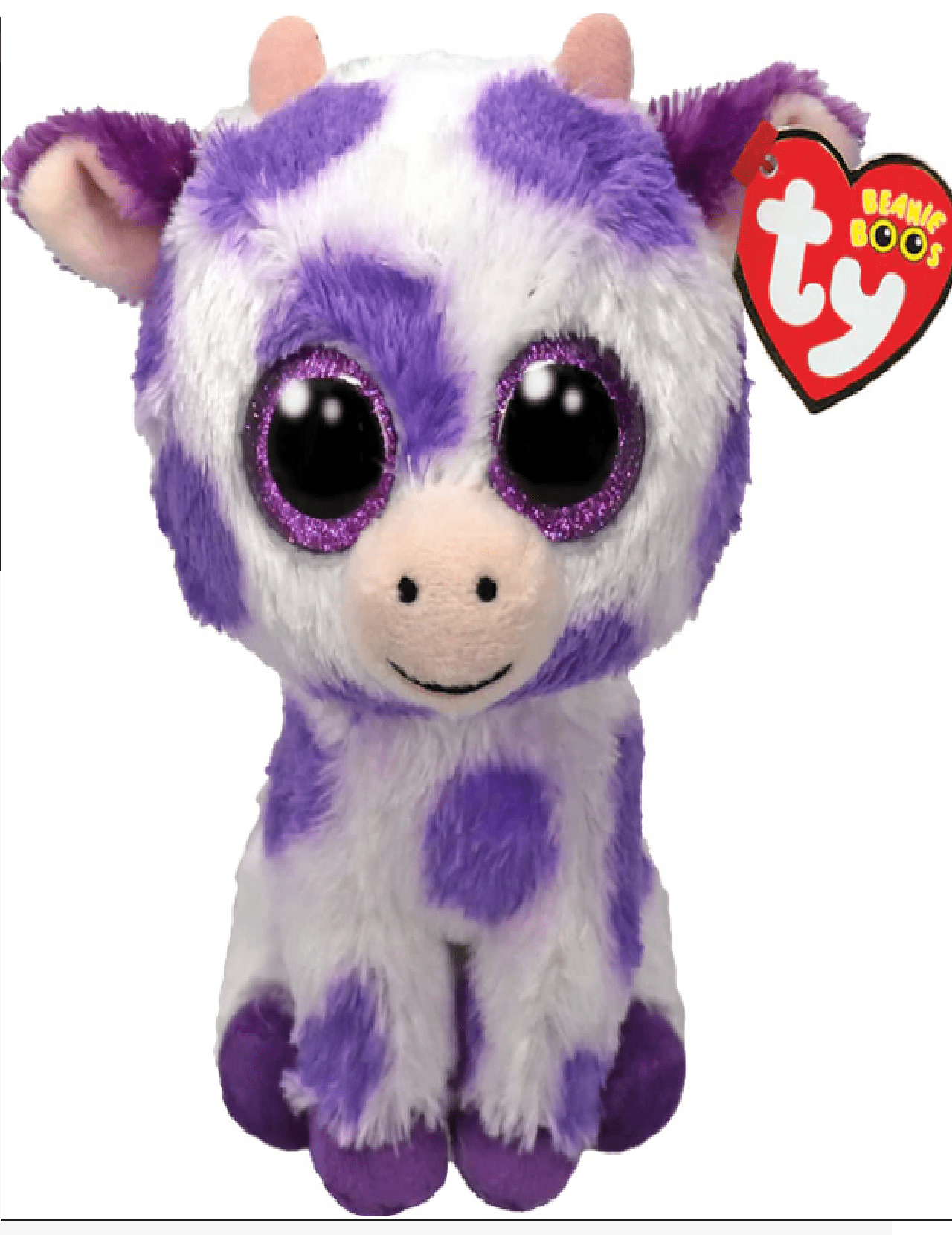 TY М'яка іграшка Beanie Boos Корова ETHE 15 см, 1 шт